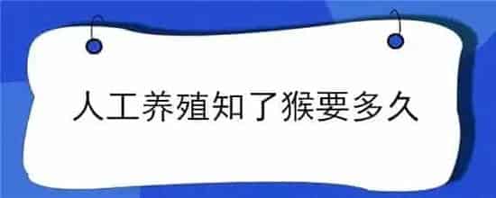 人工养殖知了猴要多久