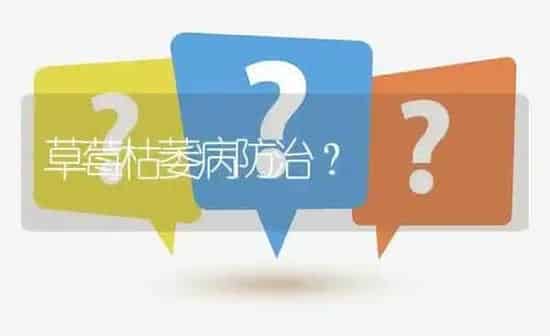 草莓枯萎病防治? | 养殖问题解答
