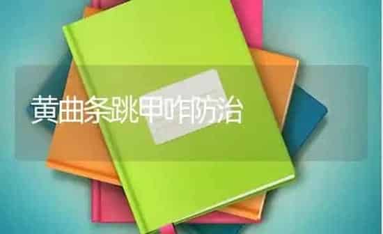 黄曲条跳甲咋防治 | 养殖技术大全
