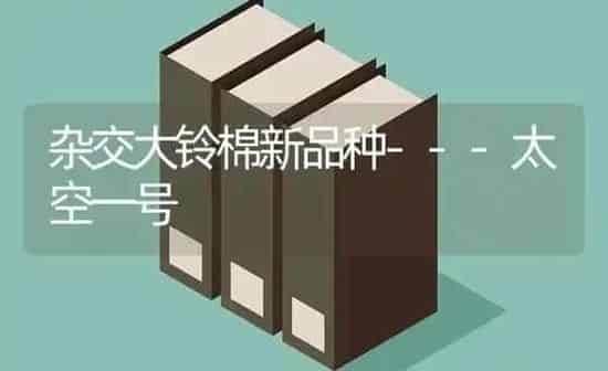 杂交大铃棉新品种---太空一号 | 养殖知识