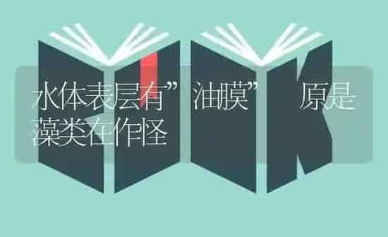 水体表层有”油膜” 原是藻类在作怪 | 养殖知识