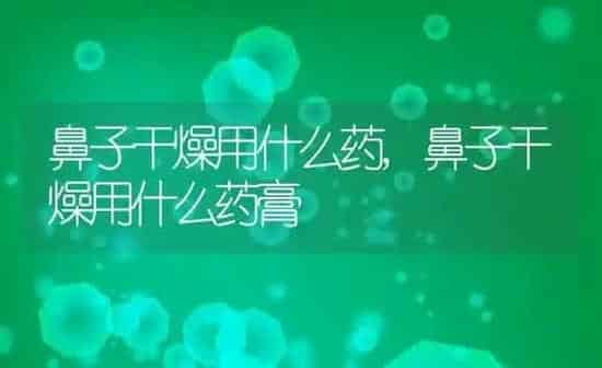 鼻子干燥用什么药,鼻子干燥用什么药膏 | 养殖资料