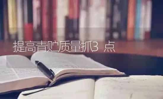 提高青贮质量抓3点 | 养殖知识