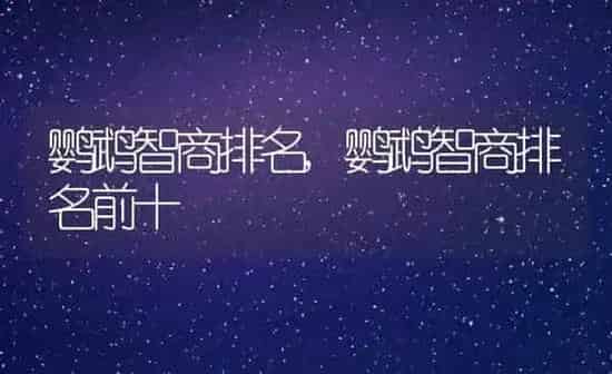 鹦鹉智商排名,鹦鹉智商排名前十 | 养殖科普