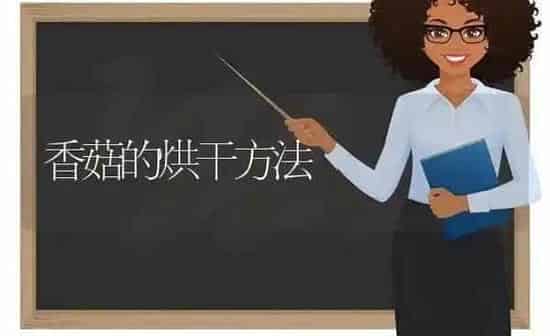 香菇的烘干方法 | 食用菌种植