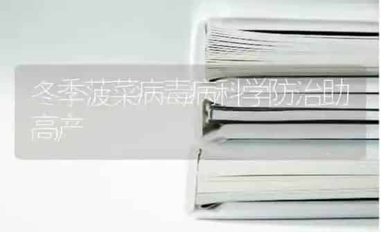 冬季菠菜病毒病科学防治助高产 | 瓜果种植