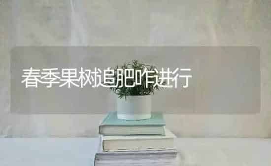 春季果树追肥咋进行 | 瓜果种植