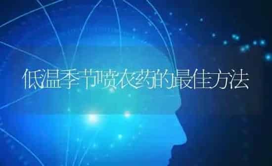 低温季节喷农药的最佳方法 | 种植病虫害防治