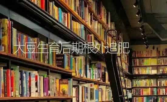 大豆生育后期根外追肥 | 粮油作物种植