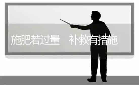 施肥若过量 补救有措施 | 种植肥料施肥