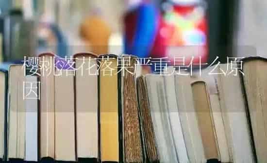 樱桃落花落果严重是什么原因 | 瓜果种植