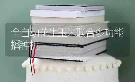 全自动花生玉米联合多功能播种机 | 粮油作物种植