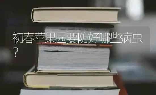 初春苹果园要防好哪些病虫？ | 瓜果种植