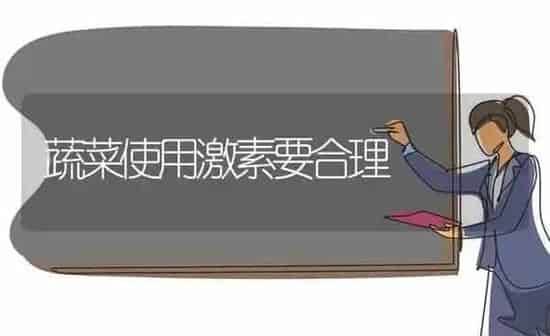 蔬菜使用激素要合理 | 蔬菜种植