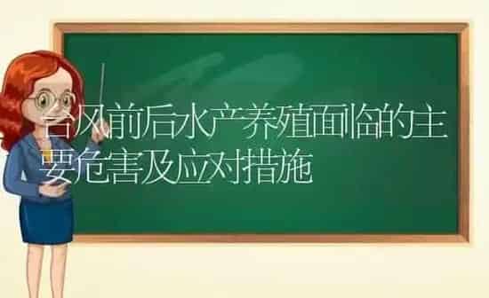 台风前后水产养殖面临的主要危害及应对措施 | 动物养殖百科