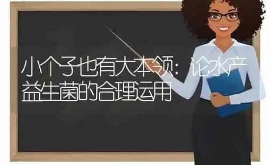 小个子也有大本领:论水产益生菌的合理运用 | 动物养殖百科