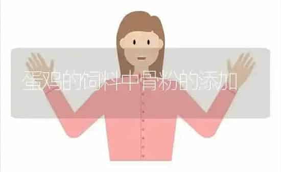 蛋鸡的饲料中骨粉的添加 | 家禽养殖