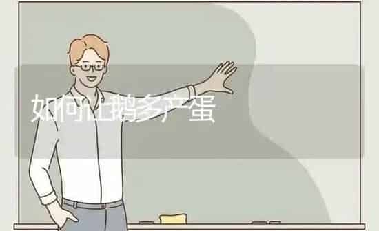 如何让鹅多产蛋 | 家禽养殖