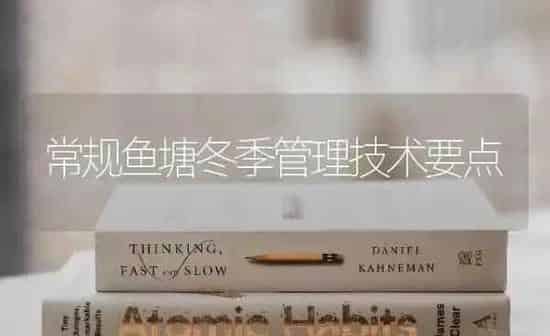 常规鱼塘冬季管理技术要点 | 淡水养殖