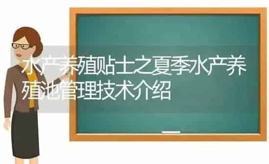 水产养殖贴士之夏季水产养殖池管理技术介绍 | 动物养殖百科
