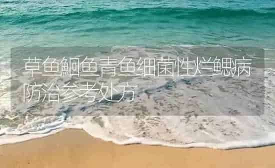 草鱼鮰鱼青鱼细菌性烂鳃病防治参考处方 | 养殖病虫害防治