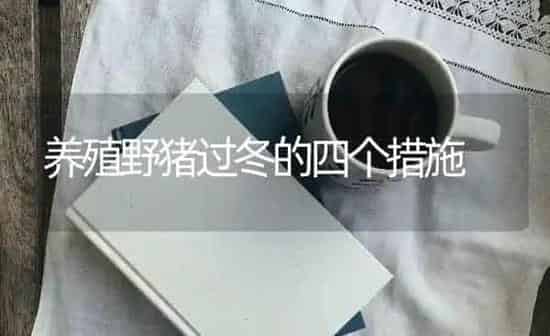 养殖野猪过冬的四个措施 | 家畜养殖