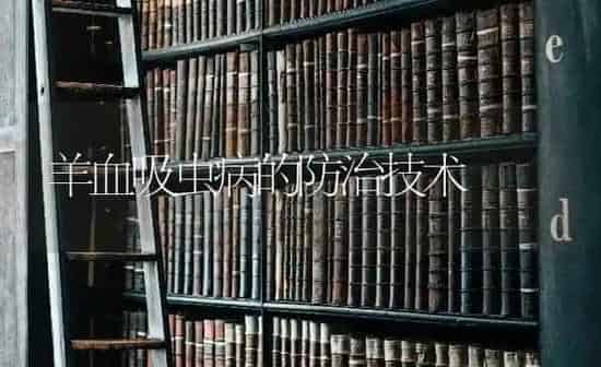 羊血吸虫病的防治技术 | 家畜养殖