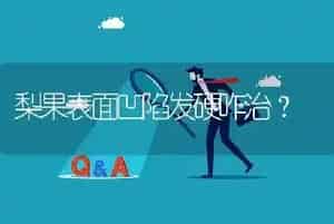 梨果表面凹陷发硬咋治?