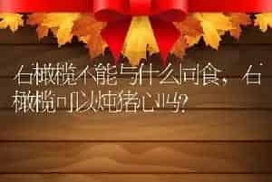 石橄榄不能与什么同食