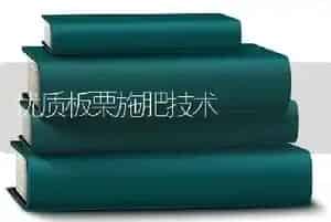 优质板栗施肥技术
