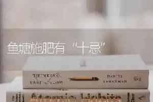 鱼塘施肥有“十忌”