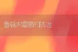 香菇木霉菌的防治