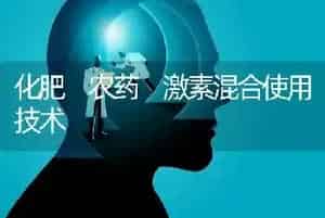 化肥 农药 激素混合使用技术