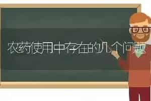农药使用中存在的几个问题