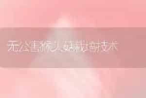 无公害猴头菇栽培技术