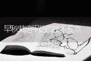 早秋栽培平菇的技术要点