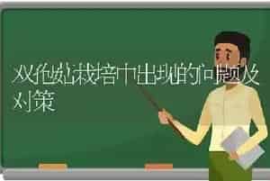 双孢菇栽培中出现的问题及对策