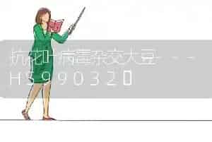 抗花叶病毒杂交大豆---HS99032