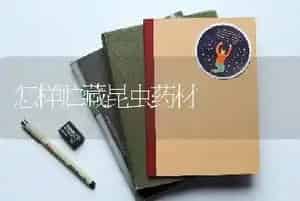 怎样贮藏昆虫药材