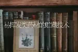 易挥发类药材的贮藏技术