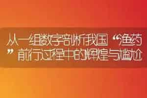 从一组数字剖析我国“渔药”前行过程中的辉煌与尴尬