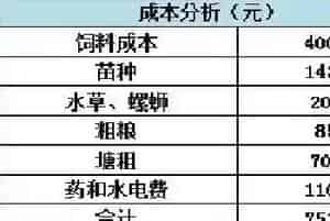 使用天邦全熟化饲料养河蟹亩效益6218元
