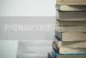 对鸡有益的保健饲料