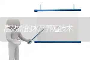 高效益的水产养殖技术
