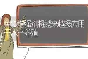 免疫增强剂将越来越多应用于水产养殖