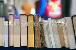 用哪些蛋白质饲料喂兔好