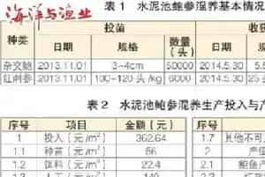 南方工厂化鲍鱼海参混养试验